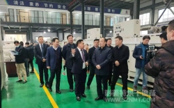 湖南省常德市市委書記、市長等領(lǐng)導蒞臨湖南省耐美特智能烘干工業(yè)設(shè)備有限公司視察指導工作